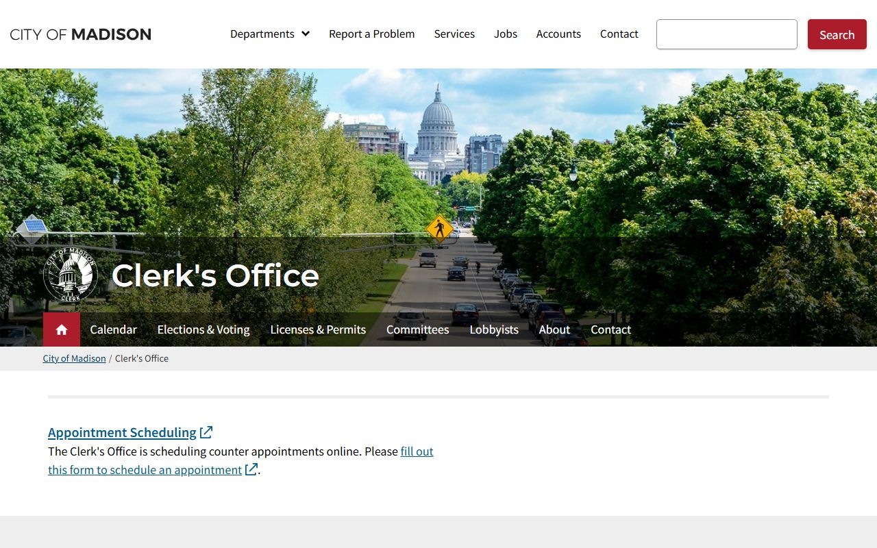 Madison probate court records city clerk image