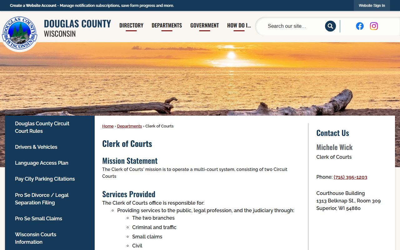 Douglas County probate court records clerk of courts image