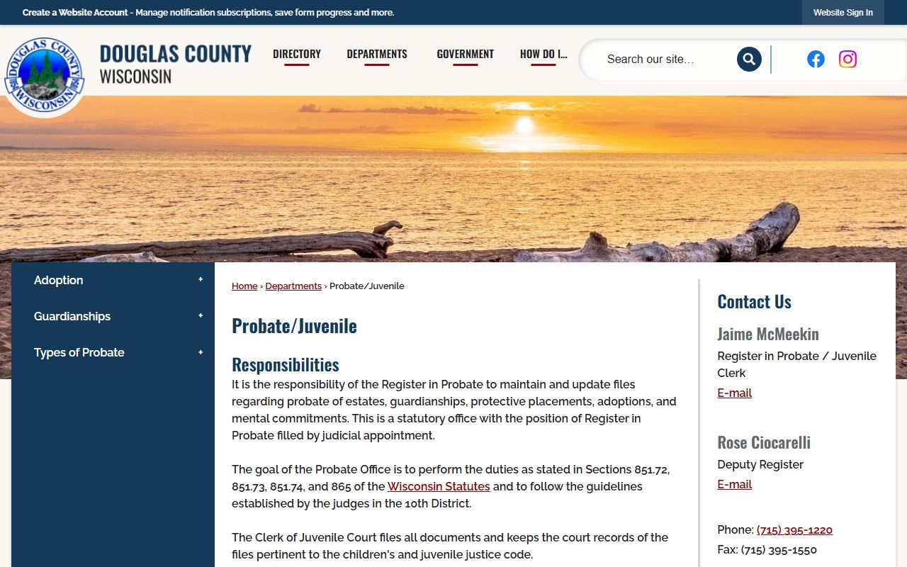 Douglas County probate court records probate juvenile office image