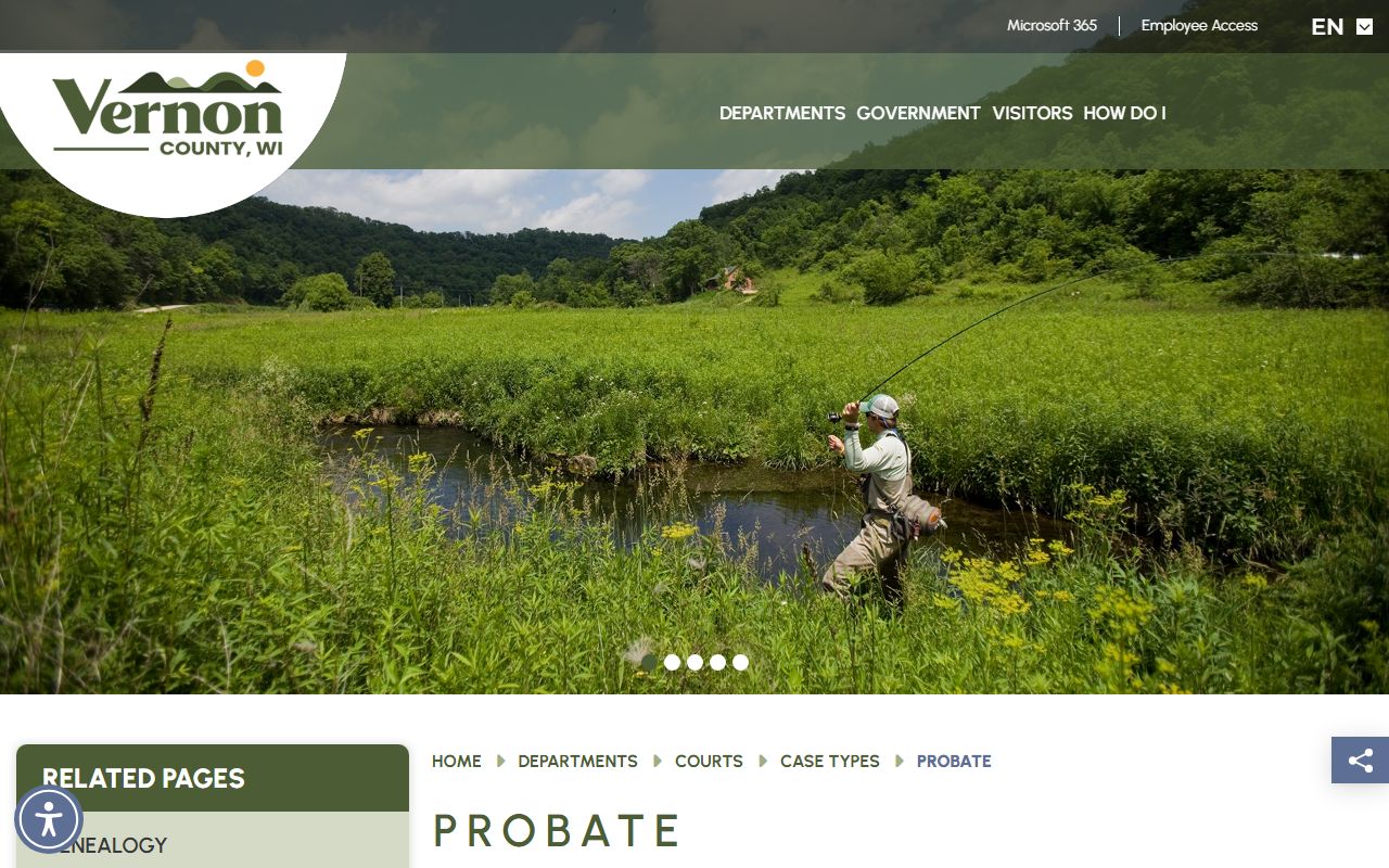 Vernon County probate court records probate office image